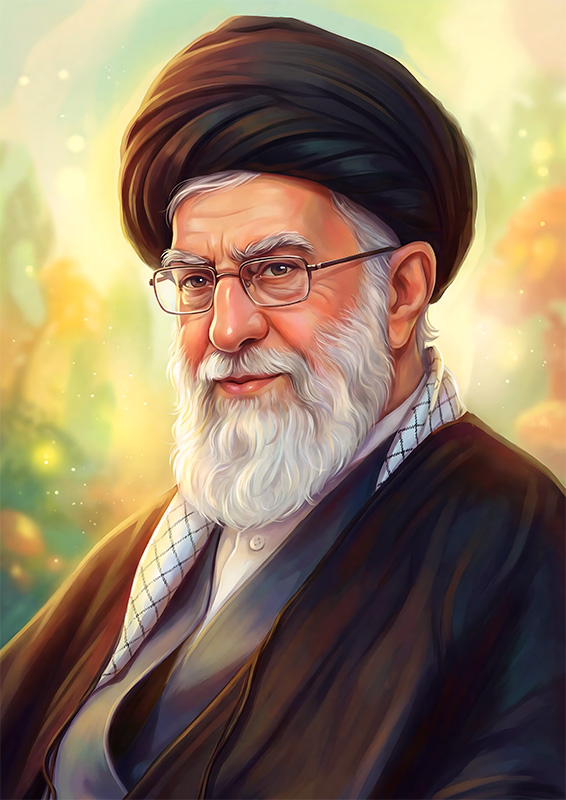 تصویرسازی چهره رهبر معظم انقلاب